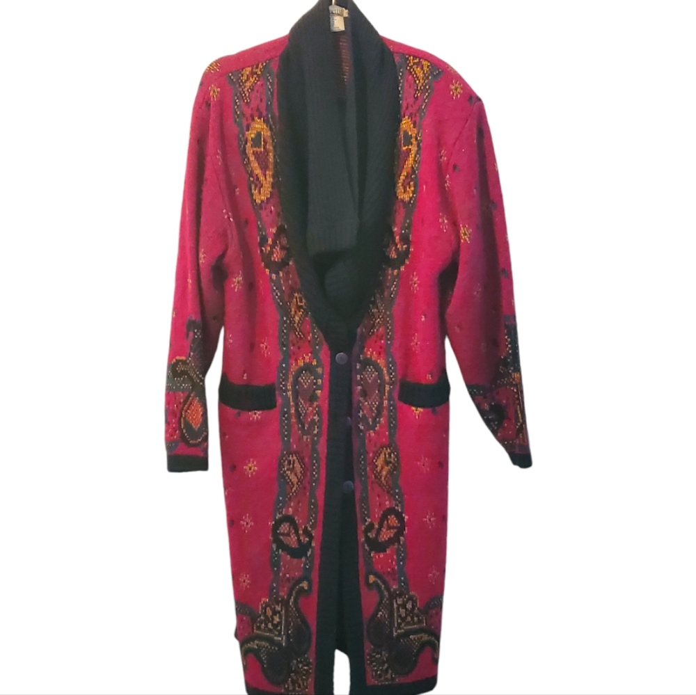 Vintage CERVELLE Long Cardigan S